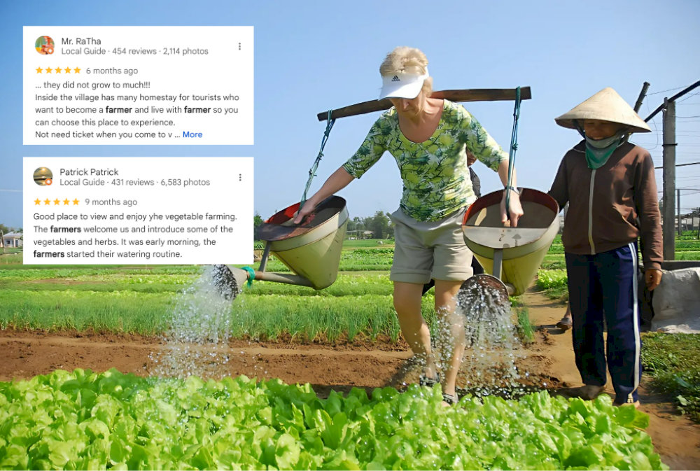 At Tra Que Vegetable Village, you can experience being a real farmer for a day